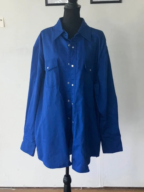 Blue Carhartt button down shirt - Picture 3 of 10